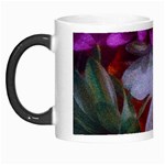 Grainy Green Flower (with Blue Tint) Morph Mugs Left