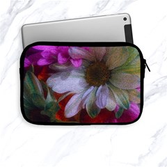 Grainy Green Flower (with Blue Tint) Apple Ipad Mini Zipper Cases by okhismakingart