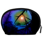 Rainbow Moon and Locust Tree Accessory Pouch (Large) Back