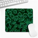 Green Queen Anne s Lace (Up Close) Large Mousepads Front