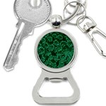 Green Queen Anne s Lace (Up Close) Bottle Opener Key Chains Front