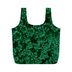 Green Queen Anne s Lace (up Close) Full Print Recycle Bag (m) by okhismakingart