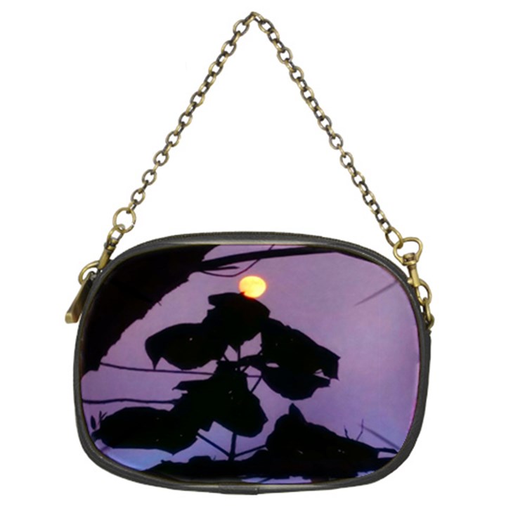 Moon and Catalpa Tree Chain Purse (Two Sides)