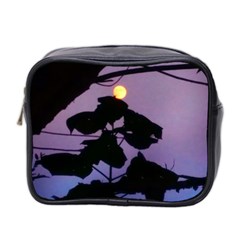 Moon And Catalpa Tree Mini Toiletries Bag (two Sides) by okhismakingart