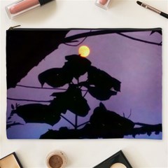 Moon And Catalpa Tree Cosmetic Bag (xxxl) by okhismakingart