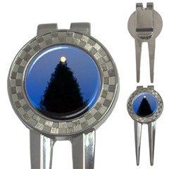 Tree and Moon 3-in-1 Golf Divots