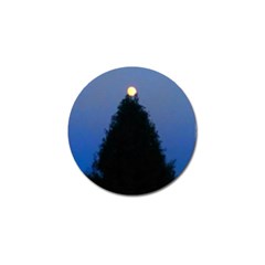 Tree and Moon Golf Ball Marker