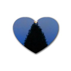 Tree and Moon Heart Coaster (4 pack) 