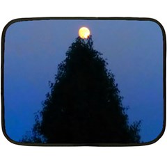 Tree and Moon Fleece Blanket (Mini)