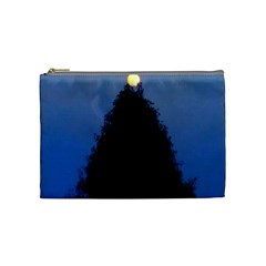 Tree And Moon Cosmetic Bag (medium) by okhismakingart