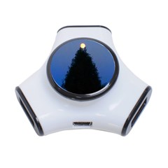 Tree And Moon 3-port Usb Hub by okhismakingart