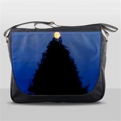 Tree And Moon Messenger Bag by okhismakingart