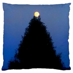 Tree and Moon Large Cushion Case (Two Sides)