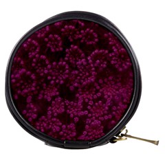 Dark Pink Queen Anne s Lace (up Close) Mini Makeup Bag by okhismakingart