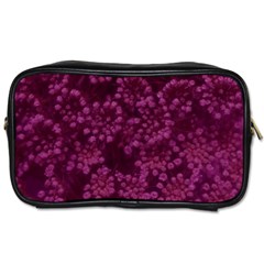 Dark Pink Queen Anne s Lace (up Close) Toiletries Bag (two Sides) by okhismakingart