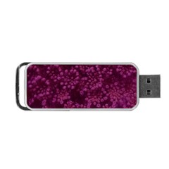 Dark Pink Queen Anne s Lace (up Close) Portable Usb Flash (two Sides) by okhismakingart