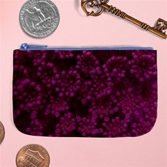 Dark Pink Queen Anne s Lace (up Close) Large Coin Purse by okhismakingart