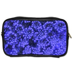 Blue Queen Anne s Lace (up Close) Toiletries Bag (one Side) by okhismakingart