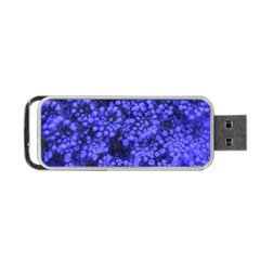 Blue Queen Anne s Lace (up Close) Portable Usb Flash (two Sides) by okhismakingart