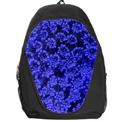 Blue Queen Anne s Lace (up Close) Backpack Bag by okhismakingart