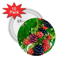 Blackberries 2 25  Buttons (10 Pack)  by okhismakingart