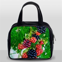 Blackberries Classic Handbag (two Sides) by okhismakingart