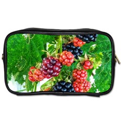 Blackberries Toiletries Bag (one Side) by okhismakingart