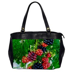 Blackberries Oversize Office Handbag by okhismakingart