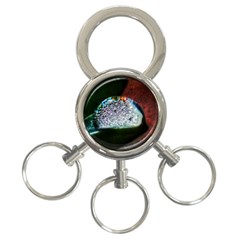 Rainbow Water Droplet 3-ring Key Chains by okhismakingart