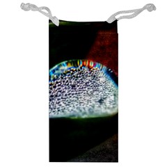 Rainbow Water Droplet Jewelry Bag by okhismakingart