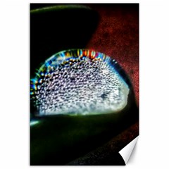 Rainbow Water Droplet Canvas 24  X 36  by okhismakingart