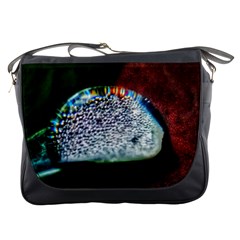 Rainbow Water Droplet Messenger Bag by okhismakingart