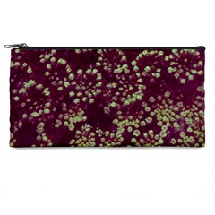 Pink And Green Queen Annes Lace (up Close) Pencil Cases by okhismakingart