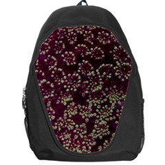 Pink And Green Queen Annes Lace (up Close) Backpack Bag by okhismakingart