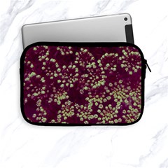 Pink And Green Queen Annes Lace (up Close) Apple Ipad Mini Zipper Cases by okhismakingart