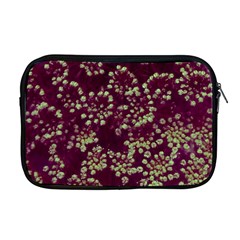 Pink And Green Queen Annes Lace (up Close) Apple Macbook Pro 17  Zipper Case by okhismakingart