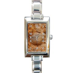 Shell Fossil Ii Rectangle Italian Charm Watch by okhismakingart