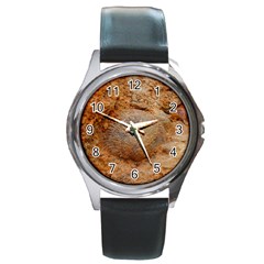 Shell Fossil Ii Round Metal Watch by okhismakingart