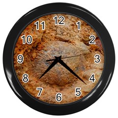 Shell Fossil Ii Wall Clock (black) by okhismakingart