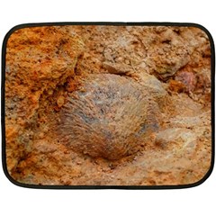 Shell Fossil Ii Double Sided Fleece Blanket (mini)  by okhismakingart