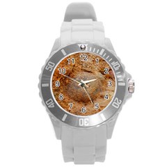 Shell Fossil Ii Round Plastic Sport Watch (l) by okhismakingart