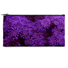 Purple Queen Anne s Lace Landscape Pencil Cases by okhismakingart