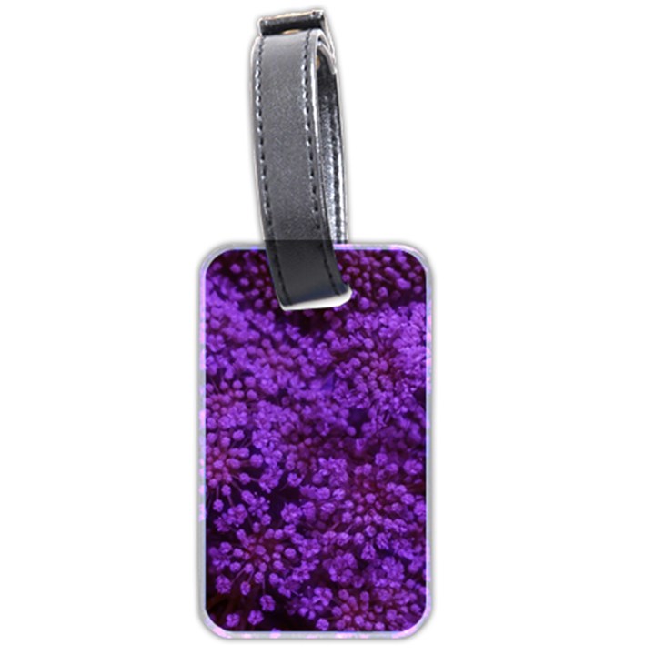 Purple Queen Anne s Lace Landscape Luggage Tags (Two Sides)