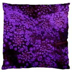 Purple Queen Anne s Lace Landscape Standard Flano Cushion Case (one Side) by okhismakingart