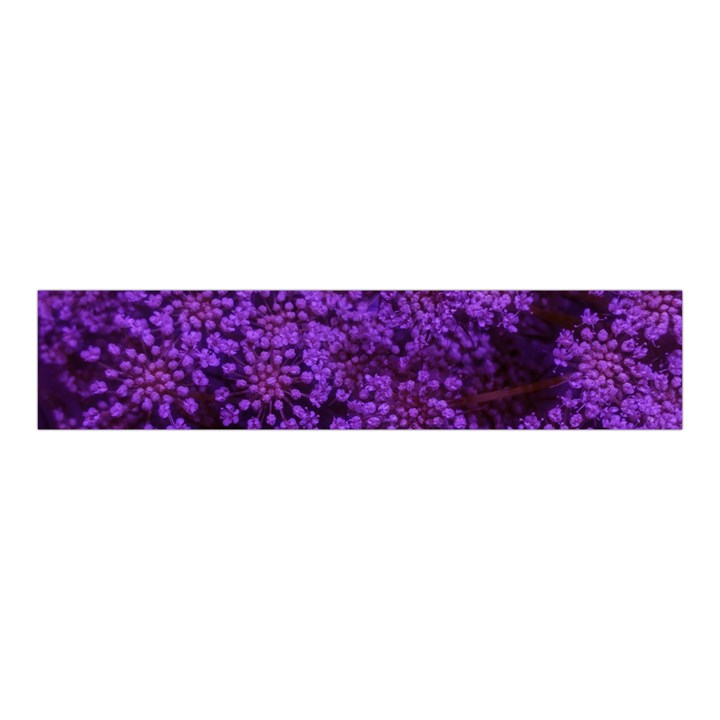 Purple Queen Anne s Lace Landscape Velvet Scrunchie