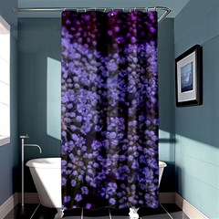 Blue Queen Anne s Lace Landscape Shower Curtain 36  X 72  (stall)  by okhismakingart