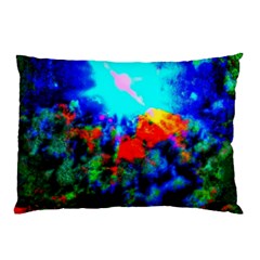 Psychedelic Spaceship Pillow Case (two Sides) by okhismakingart