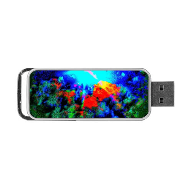 Psychedelic Spaceship Portable USB Flash (One Side)