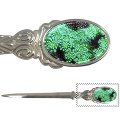 Green Queen Anne s Lace Landscape Letter Opener by okhismakingart