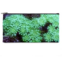 Green Queen Anne s Lace Landscape Pencil Cases by okhismakingart